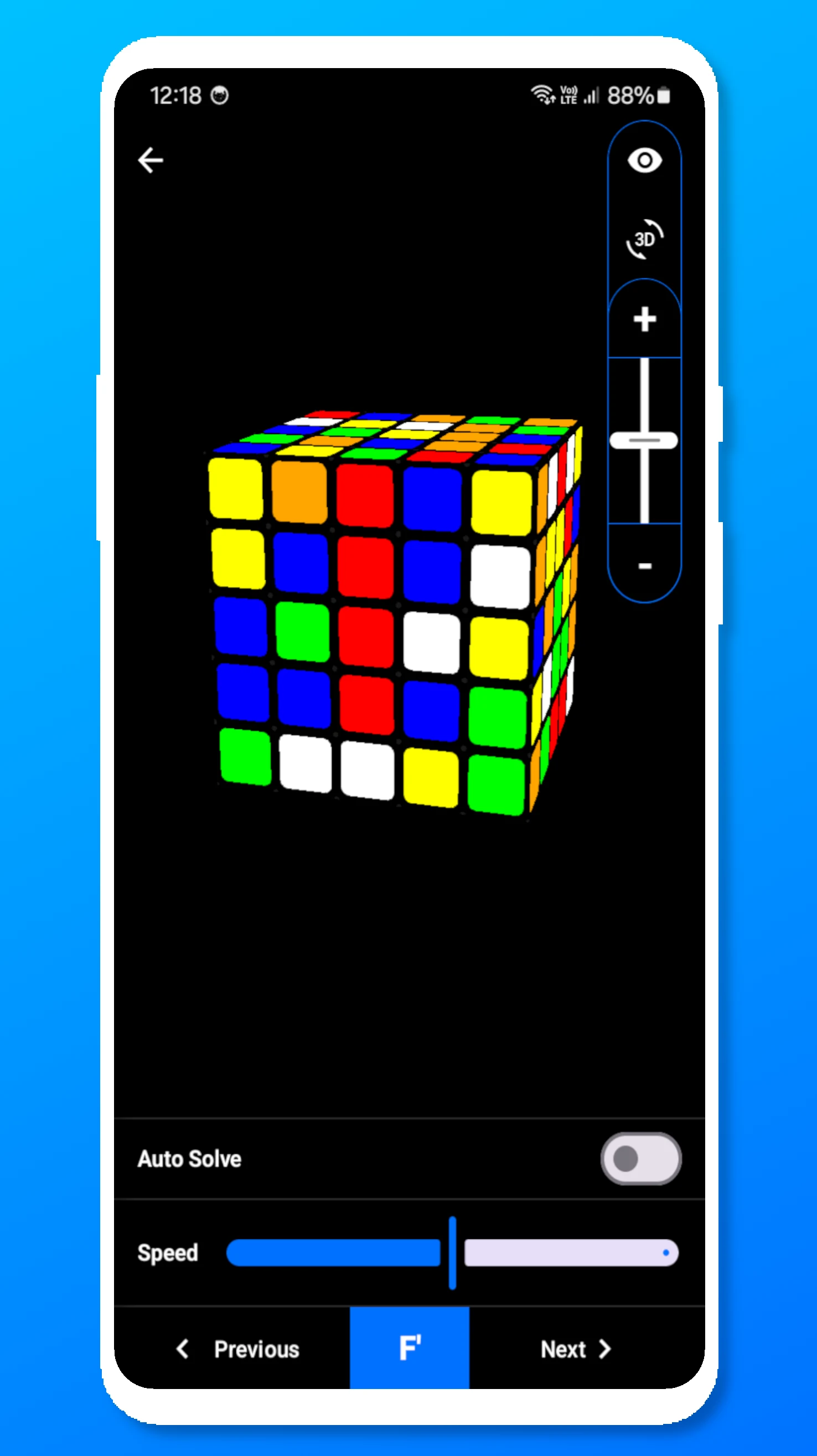 Cube Solver 5x5 screenshot