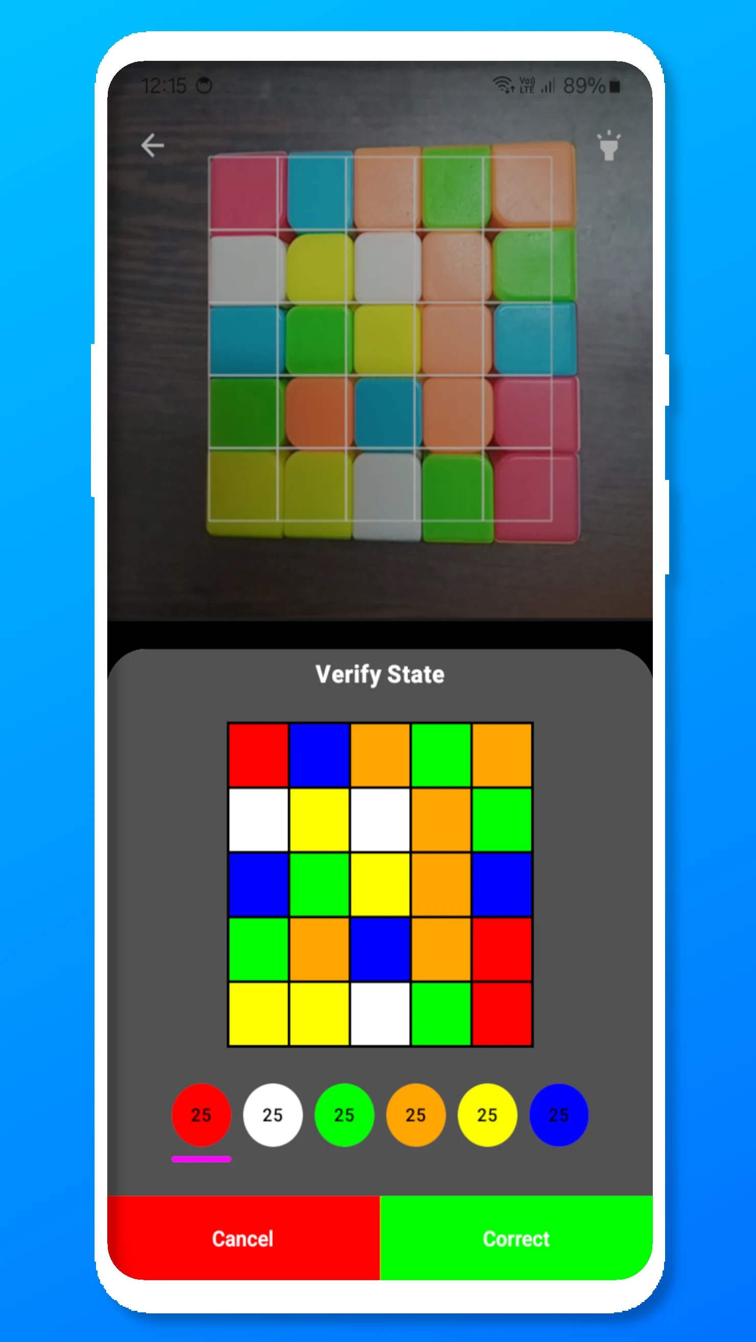 Cube Solver 5x5 screenshot